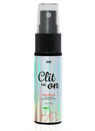 Клиторальный возбуждающий спрей Clit Me On Red Fruits - 12 мл. - INTT - купить с доставкой в Южно-Сахалинске
