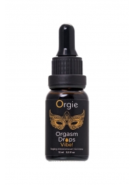 Возбуждающий гель для клитора ORGIE Orgasm Drops Vibe - 15 мл. - ORGIE - купить с доставкой в Южно-Сахалинске