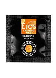 Саше массажного масла Eros exotic с ароматом персика - 4 гр. - Биоритм - купить с доставкой в Южно-Сахалинске