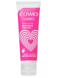 Возбуждающий гель на водно-силиконовой основе Cosmo Vibro с ароматом земляники - 50 гр. - Биоритм - купить с доставкой в Южно-Сахалинске