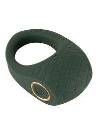 Зеленое эрекционное виброкольцо Luxurious Vibro Cock Ring - Orion - в Южно-Сахалинске купить с доставкой
