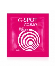 Стимулирующий интимный крем для женщин Cosmo G-spot - 2 гр. - Биоритм - купить с доставкой в Южно-Сахалинске