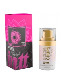 Возбуждающий гель Golden Chups с малиновым ароматом - 17 мл. - INTT - купить с доставкой в Южно-Сахалинске