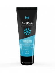 Лубрикант на водной основе Ice Black с ледяным эффектом - 50 мл. - INTT - купить с доставкой в Южно-Сахалинске