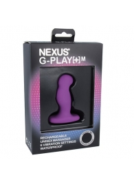 Фиолетовая вибровтулка Nexus G-Play+ M - Nexus Range - в Южно-Сахалинске купить с доставкой