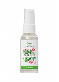 Съедобная гель-смазка Yovee «Мятный поцелуй» с Д-пантенолом и вкусом мяты - 50 мл. - ToyFa - купить с доставкой в Южно-Сахалинске