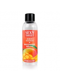 Массажное масло Sexy Sweet Juicy Mango с феромонами и ароматом манго - 75 мл. - Биоритм - купить с доставкой в Южно-Сахалинске