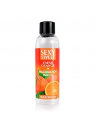 Массажное масло Sexy Sweet Fresh Orange с ароматом апельсина и феромонами - 75 мл. - Биоритм - купить с доставкой в Южно-Сахалинске