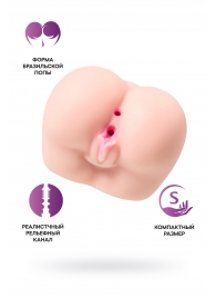 Реалистичный мастурбатор Paula с 2 любовными тоннелями - ToyFa - в Южно-Сахалинске купить с доставкой