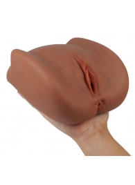 Мастурбатор Black Beauty - вагина и анус - S-HANDE - в Южно-Сахалинске купить с доставкой