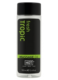 Массажное масло для тела Tropic Fresh - 100 мл. - HOT - купить с доставкой в Южно-Сахалинске