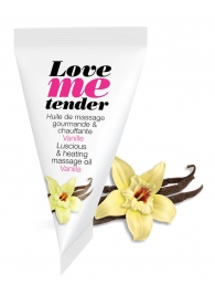 Съедобное согревающее массажное масло Love Me Tender Vanilla с ароматом ванили - 10 мл. - Love to Love - купить с доставкой в Южно-Сахалинске