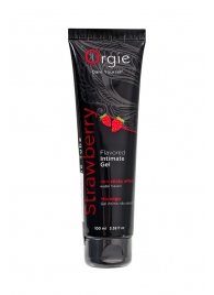 Интимный гель на водной основе Lube Tube Strawberry с клубничным вкусом - 100 мл. - ORGIE - купить с доставкой в Южно-Сахалинске