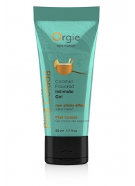 Съедобный интимный гель Orgie Lube Tube Cocktail Pina Colada - 50 мл. - ORGIE - купить с доставкой в Южно-Сахалинске