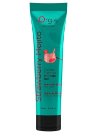 Съедобный интимный гель Orgie Lube Tube Cocktail Strawberry Mojito - 100 мл. - ORGIE - купить с доставкой в Южно-Сахалинске