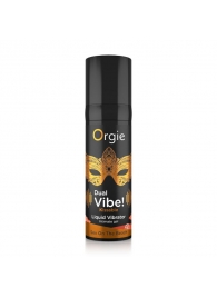 Съедобный гель Dual Vibe Sex On The Beach с эффектом вибрации и вкусом коктейля «секс на пляже» - 15 мл. - ORGIE - купить с доставкой в Южно-Сахалинске