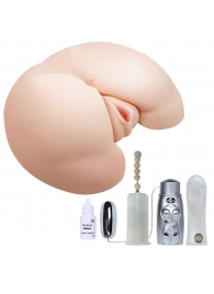 Вибрирующий мастурбатор-попка с ротацией и пультом управления - Baile - в Южно-Сахалинске купить с доставкой