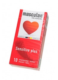 Презервативы Masculan Sensitive plus - 10 шт. - Masculan - купить с доставкой в Южно-Сахалинске