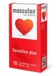 Презервативы Masculan Sensitive plus - 10 шт. - Masculan - купить с доставкой в Южно-Сахалинске