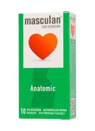 Презервативы анатомической формы Masculan Anatomic - 10 шт. - Masculan - купить с доставкой в Южно-Сахалинске