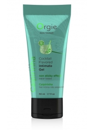 Съедобный интимный гель Orgie Lube Tube Cocktail Caipirinha - 50 мл. - ORGIE - купить с доставкой в Южно-Сахалинске