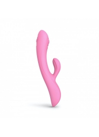 Розовый вибратор-кролик Bunny   Clyde - 22,5 см. - Love to Love