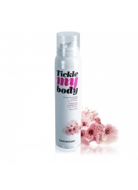 Массажная хрустящая пенка Tickle My Body Cherry Blossom с ароматом вишневого цвета - 150 мл. - Love to Love - купить с доставкой в Южно-Сахалинске