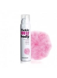 Массажная хрустящая пенка Tickle My Body Cotton Candy с ароматом сладкой ваты - 150 мл. - Love to Love - купить с доставкой в Южно-Сахалинске