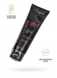 Интимный гель на водной основе Lube Tube Chocolate с шоколадным вкусом - 100 мл. - ORGIE - купить с доставкой в Южно-Сахалинске
