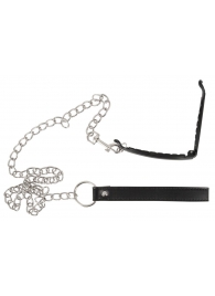 Зажим для половых губ с поводком Pussy Clamp With A Leash - Orion - купить с доставкой в Южно-Сахалинске