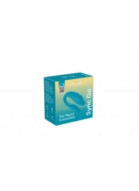 Бирюзовый вибромассажер для пар We-Vibe Sync Go - We-vibe