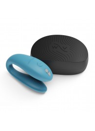 Бирюзовый вибромассажер для пар We-Vibe Sync Go - We-vibe