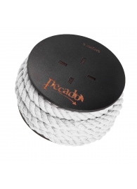 Белая веревка для шибари на катушке - 5 м. - Pecado - купить с доставкой в Южно-Сахалинске