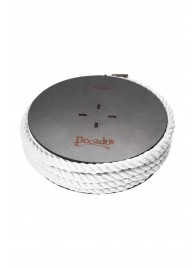 Белая веревка для шибари на катушке - 10 м. - Pecado - купить с доставкой в Южно-Сахалинске