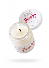 Массажная свеча Brandy   Pear - 35 мл. - Pecado - купить с доставкой в Южно-Сахалинске