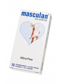 Ультратонкие презервативы Masculan Ultra Fine с обильной смазкой - 10 шт. - Masculan - купить с доставкой в Южно-Сахалинске