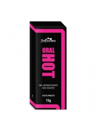 Гель для оральных ласк Oral Hot с согревающим эффектом - 15 гр. - HotFlowers - купить с доставкой в Южно-Сахалинске