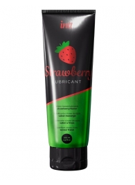Смазка на водной основе с ароматом клубники Strawberry Lubricant - 100 мл. - INTT - купить с доставкой в Южно-Сахалинске