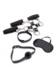 Набор для фиксации из 7 предметов Hogtie   Ball Gag Kit - Lux Fetish - купить с доставкой в Южно-Сахалинске