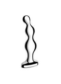 Стальной анальный фаллоимитатор для простаты Stainless Steel Anal Beads - 13 см. - b-Vibe - в Южно-Сахалинске купить с доставкой