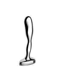 Стальной стимулятор простаты Stainless Steel Prostate Plug - 11,5 см. - b-Vibe - в Южно-Сахалинске купить с доставкой