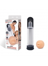 Автоматическая вакуумная помпа-мастурбатор Blowjob Auto Sucker Penis Enlarger Pump - Lux Fetish - в Южно-Сахалинске купить с доставкой