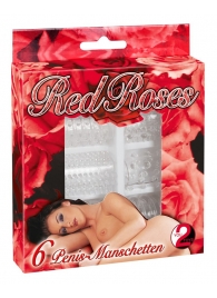 Набор из 6 насадок с шипиками Red Roses - Orion - в Южно-Сахалинске купить с доставкой