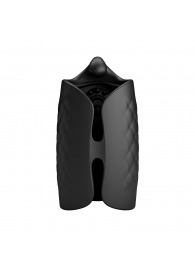 Черный мастурбатор с вибростимуляцией головки Black Glans Trainer - Baile - в Южно-Сахалинске купить с доставкой
