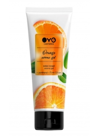 Лубрикант на водной основе OYO Aroma Gel Orange с ароматом апельсина - 75 мл. - OYO - купить с доставкой в Южно-Сахалинске