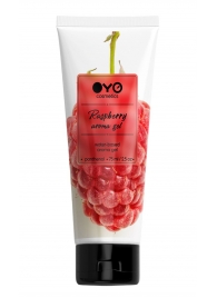 Лубрикант на водной основе OYO Aroma Gel Raspberry с ароматом малины - 75 мл. - OYO - купить с доставкой в Южно-Сахалинске