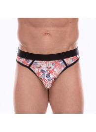 Мужские трусы-стринги с принтом в виде разноцветных ракушек - Don Moris купить с доставкой