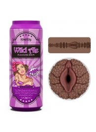 Коричневый мастурбатор-вагина Pleasure Brew Masturbator-Wild Ale в банке - Lovetoy - в Южно-Сахалинске купить с доставкой