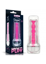 Светящийся в темноте мастурбатор 8.5 Lumino Play Masturbator - Lovetoy - в Южно-Сахалинске купить с доставкой