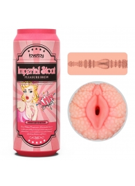 Мастурбатор-вагина Pleasure Brew Masturbator-Imperial Stout в банке - Lovetoy - в Южно-Сахалинске купить с доставкой